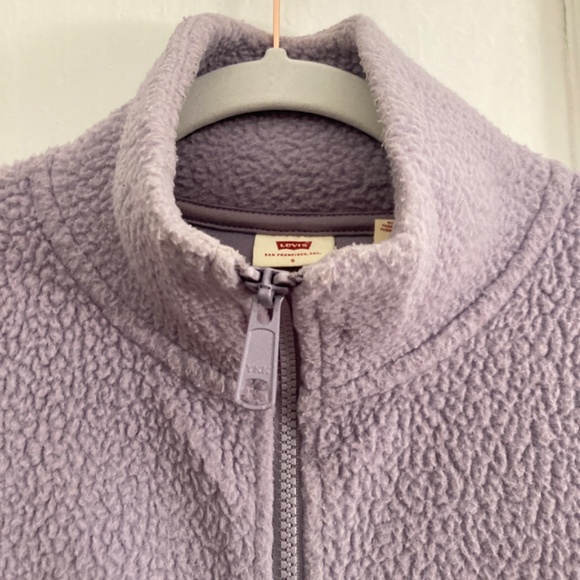 Levi’s Allover Sherpa Zip-up Jacket - Picture 3 of 12